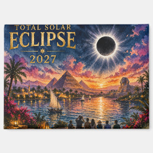 2027 Totale Zonsverduistering Egypte Magneet