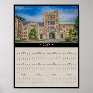 2027 Vassar College Muurkalender - Campus Gateway Poster