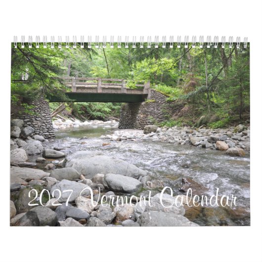 2027 Vermont - Kalender (Hoes)