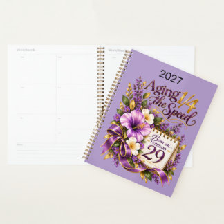 2027 Veroudert 1/4 van de Snelheid 29 februari Planner