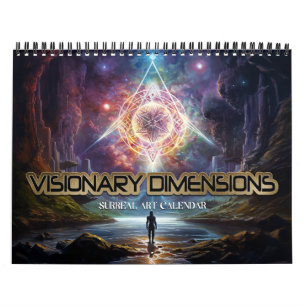 2027 Visionaire Dimensies 7 Surrealistische Kunst Kalender