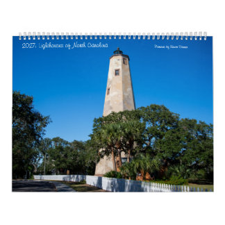 2027: Vuurtorens van North Carolina Kalender Groot