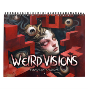 2027 Weird Visions Surreal Horror Kalender