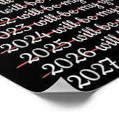 2027 Will Be My Year Procrastination New Year Reso Poster (Hoek)