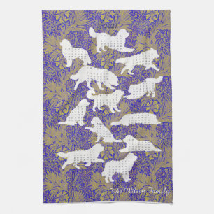 2027 William Morris Newf hond Kalender handdoek