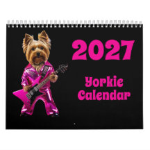 2027 Yorkie-hondenkalender