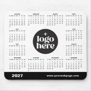2027 Zakelijke Logo Hier Marketing Kalender Muismat