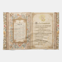 2027Kalender Handdoek Tien Geboden Monastiek
