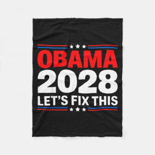 2028 3e termijn Laten we deze politieke campagne o Fleece Deken
