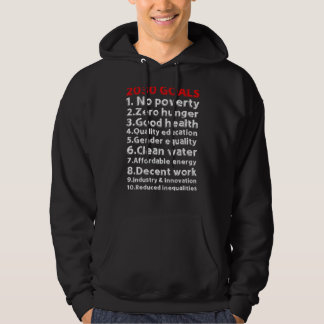 2030 Doelstellingen Innovatief Visionary Motivatie Hoodie