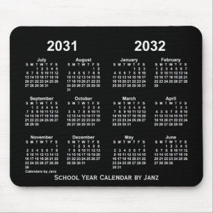 2031-2032 Agenda van het Neon School Year van Janz Muismat