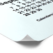 2031 Alice Blue Calendar van Janz Print (Hoek)