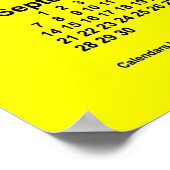 2031 Gele Kalender van Janz Print (Hoek)