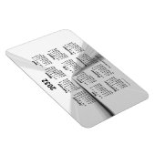 2032 Vanishing Smoke Calendar par Janz 4x6 Magnet (Côté Droit)