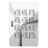 2032 Vanishing Smoke Calendar par Janz 4x6 Magnet (Vertical)