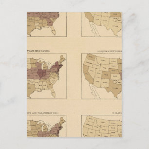 204 Vervaardiging/vierkante mijl Briefkaart