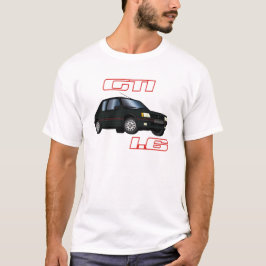205 GTI 1.6 87 88 89 90 zwart T-shirt