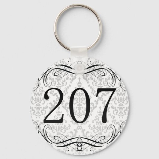 207 Netnummer Sleutelhanger (Voorkant)