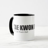 209-6 6ème tasse de Dan le Taekwondo (Devant gauche)