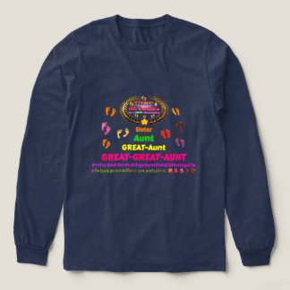 20-07-2025 Groot-groot tante Gouden Ster Viering Tri-Blend Shirt