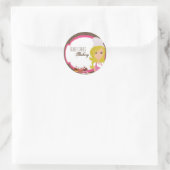 20 - 1.5"Blondine Bakker op Roze Beker Cak Sticker (Tas)