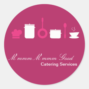 20 - 1,5" Catering Chef Zakelijke Stickers