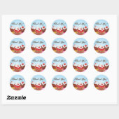 20 - 1,5" Cup Cakes Bakkerij Dank u Stickers (Vel)