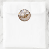 20 - 1.5 Envelop Seal Mason Jar Candle Lights Ronde Sticker (Tas)
