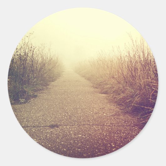 20 - 1,5 Envelop Seal Sunrise Pathway Walkway PA Ronde Sticker (Voorkant)