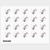 20 - 1.5 Envelop Seal zombie bloed druppelvampier Ronde Sticker (Vel)