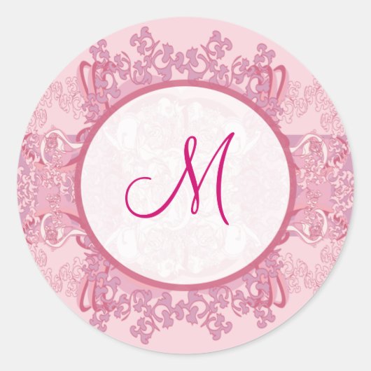 20 - 1,5"Envelop Sticker Roze/Paarse Chinees SCR (Voorkant)