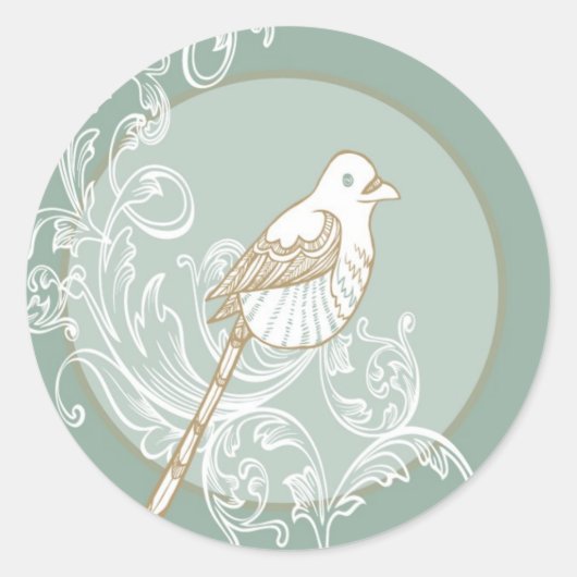 20 - 1.5 Envelop Zegel Victoria Love Bird (Voorkant)