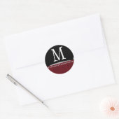 20 - 1,5 Envelope Seal Monogram Kerstmis XMAS Ronde Sticker (Envelop)