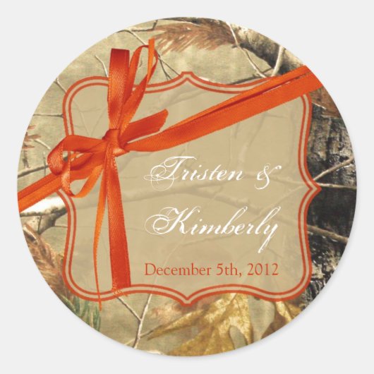 20 - 1,5" Favor Stickers Jagers Camoflouge Camo (Voorkant)