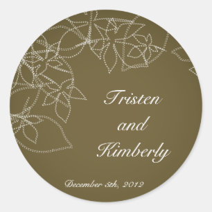 20 - 1.5" Favoriete Stickers Herfst Bloemen Herfst