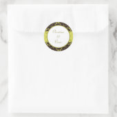 20 - 1,5" Favour Stickers Light/Olive Green Chande (Sac)