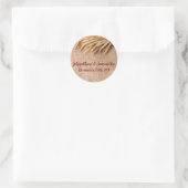 20 - 1,5 po Favor Stickers Blé sur Burlap Sack Cou (Sac)