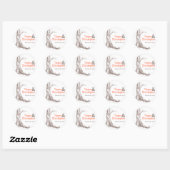 20 - 1,5" Stickers Favor Arbre d'automne Carvin in (Feuille)