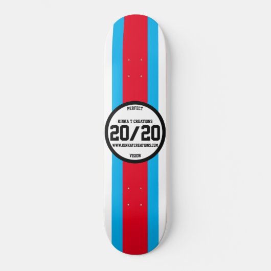 20/20 perfect zicht skateboard (Voorkant)