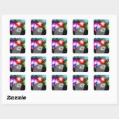 20 African Grey Stickers (Vel)