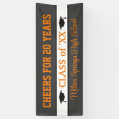 20 ANS ! ! Bannière de réunion de classe de célébr (Vertical)