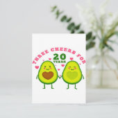 20 ans de mariage| cadeau de mari invitation (Debout devant)