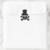 20 Autocollants Crâne et Os empoisonnés Haut-de-fo (Sac)