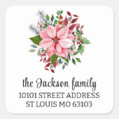 20 Autocollants d'adresse de retour élégants poins (Devant)