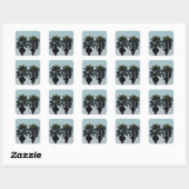20 Autocollants de palmiers d'été (Feuille)