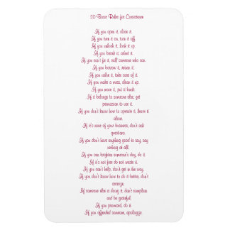 20 Basisregels voor coëxistentie Magneet