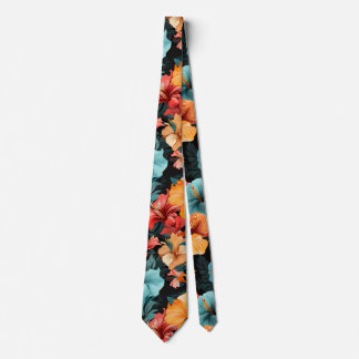 #20 Bloemen patroon Stropdas