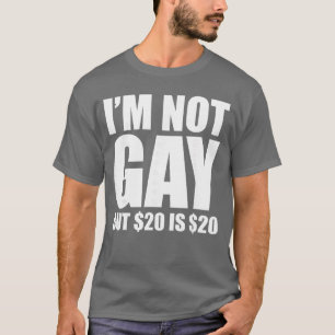 20 Bucks is 20 Humoristische Aanbieding Grappige L T-shirt