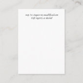 20 budget olijfbladeren trouwuitnodiging en envelo advieskaart (Achterkant)