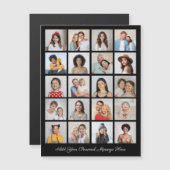 20 Collage Photo Ajouter Votre Carte Magnétique De (Devant / Derrière)